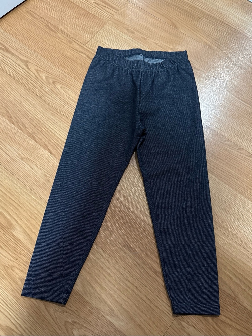Kids Charcoal Stretch Leggings - Comfortable Everyday Bottoms..346